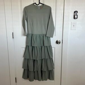 Jessakae Eiffel Tower dress in green